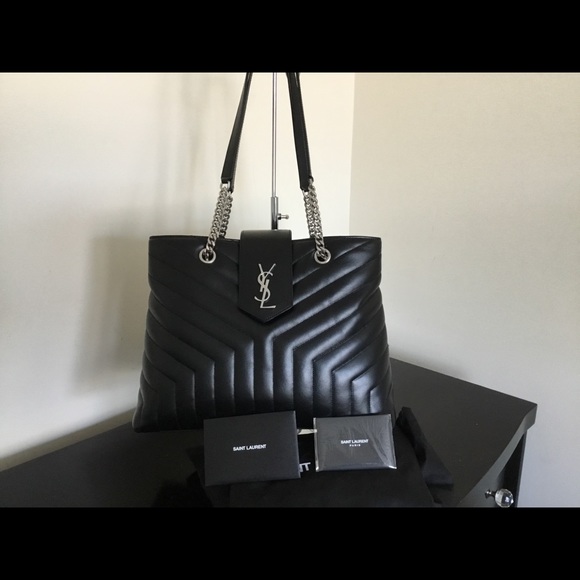 Yves Saint Laurent Handbags - YSL Saint Laurent Lou Lou Quilted Tote NWT